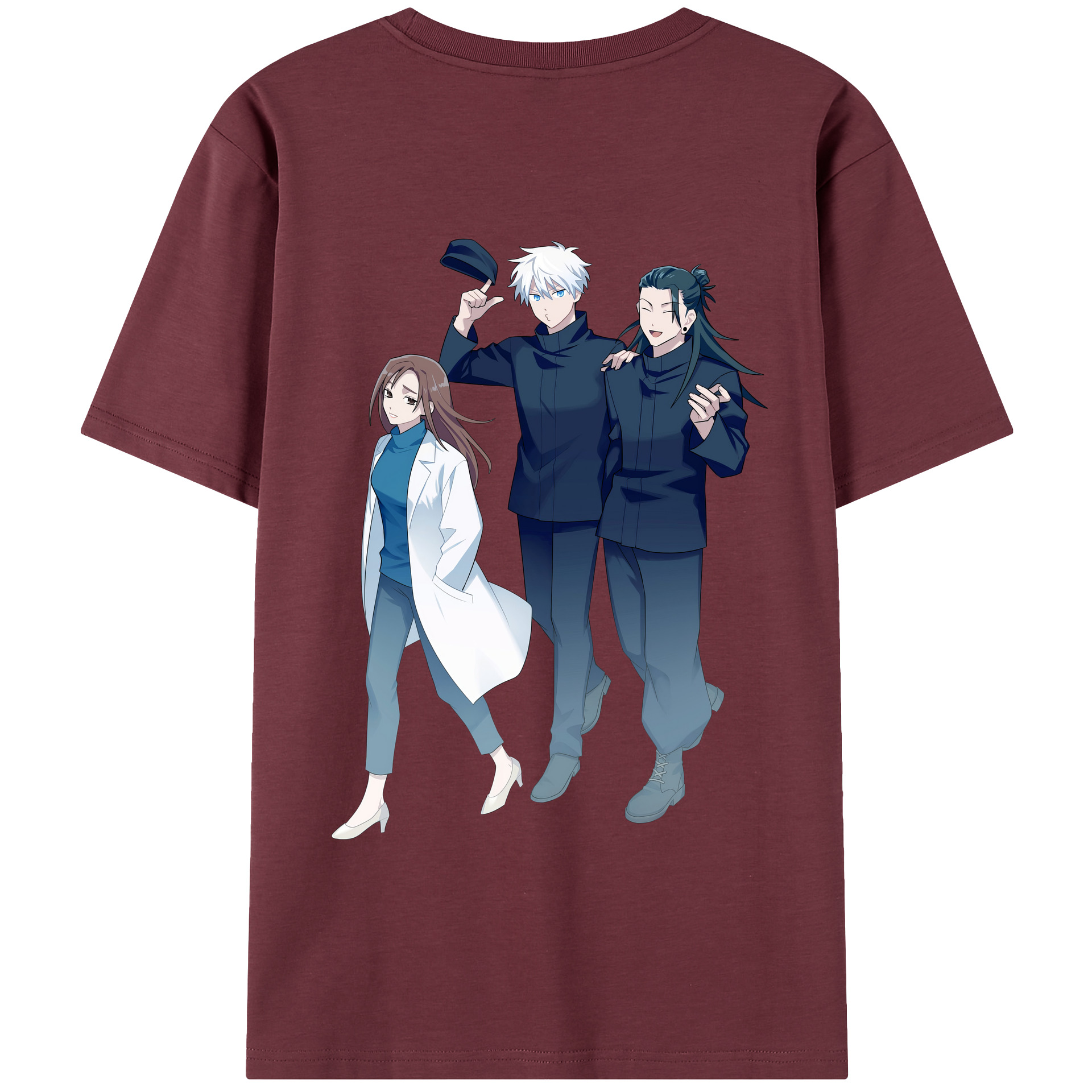 （画像用） 呪術廻戦 Jujutsu Kaisen 綿100％半袖Tシャツ（背面プリント）